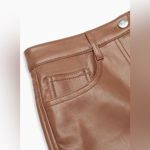Aritzia Wilfred The Melina™ Cropped Pant Color  Epicurean Brown (Size 14) - Picture 7 of 13